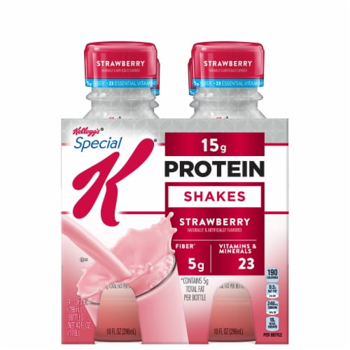 Kellogg's Special K Protein Shakes Strawberry Perspective: back