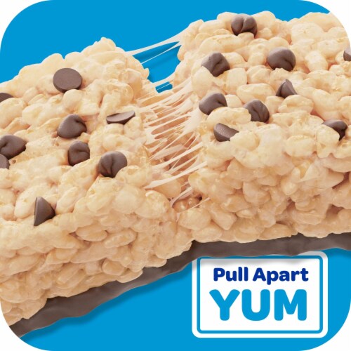 Kellogg's Rice Krispies Treats Mega Bars Chocolatey Chip Marshmallow Snack Bars Perspective: back