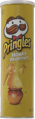 Pringles Honey Mustard Potato Crisps Perspective: back