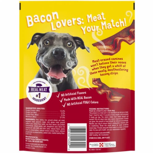 Beggin' Strips Thick Cut Hickory Smoke Flavor Dog Treats Perspective: back