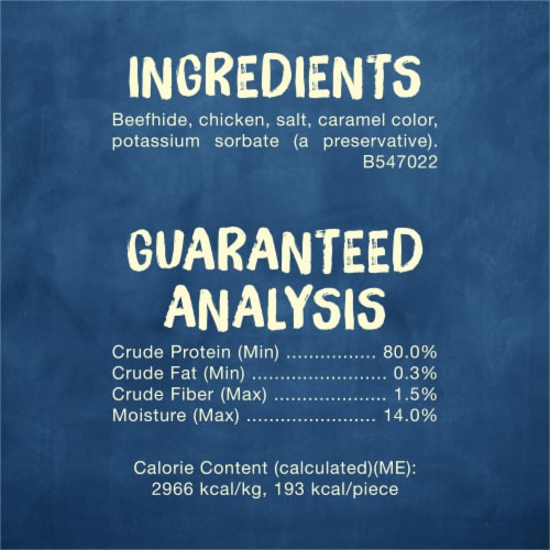 Purina Busy Bone Jerky Wraps Grain-Free Chew Small/Medium Breed Dog Treats, Beefhide & Chicken Jerky Perspective: back