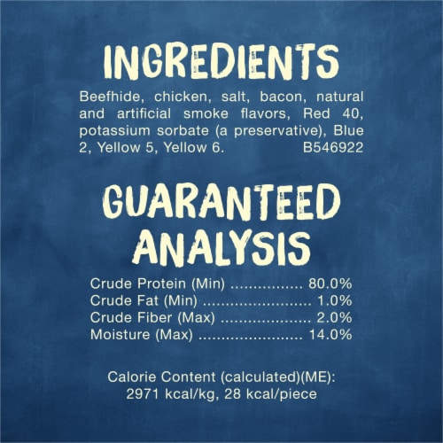 Purina® Busy® Beefhide & Chicken Chew Jerky Twists Perspective: back