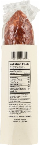 Busseto Foods Spicy Robusto Dry Salami Perspective: back