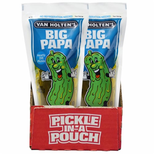 Van Holten's™ Big Papa™ Dill Pickle Pouch Perspective: back