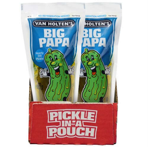 Van Holten's™ Big Papa™ Dill Pickle Pouch Perspective: back