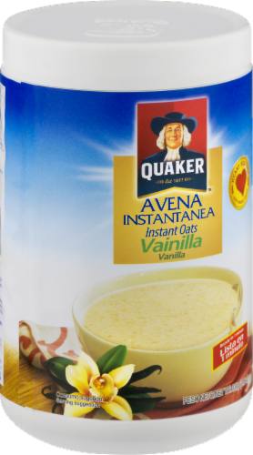 Quaker Avena Vanilla Instant Oats Perspective: back