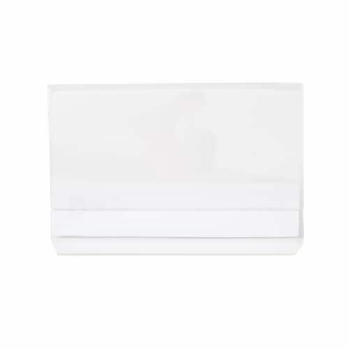 Snap® 4x6 Clear Bent Acrylic L Photo Frame Perspective: back