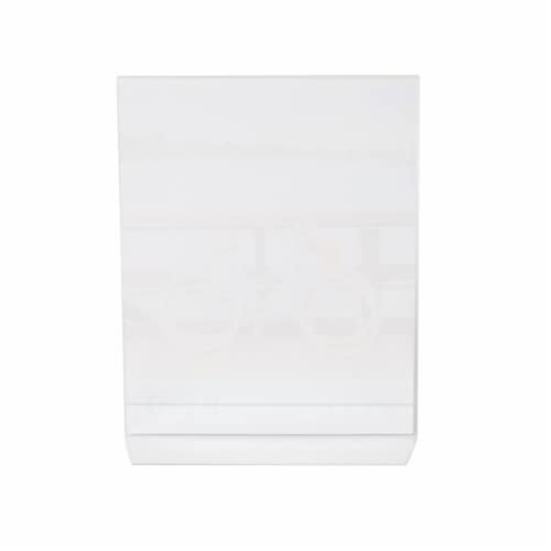 Snap® 8x10 Clear Bent Acrylic L Photo Frame Perspective: back