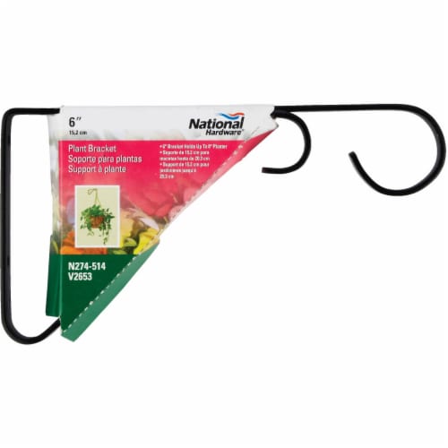 National 15" Black Plant Bracket 