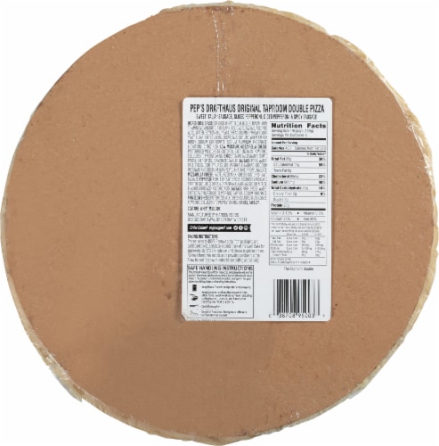 Pep's® Drafthaus Taproom Double Personal Frozen Pizza Perspective: back