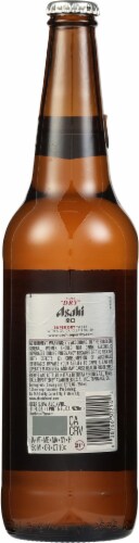 Asahi™ Super Dry Beer Single Bottle Perspective: back