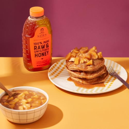 Nature Nate's® Classic Raw & Unfiltered Honey Perspective: back