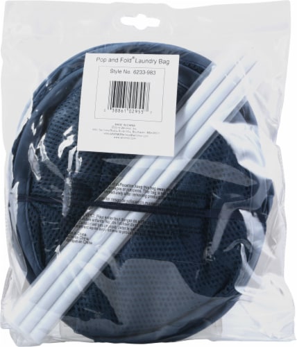 Whitmor Pop and Fold® Laundry Bag Perspective: back