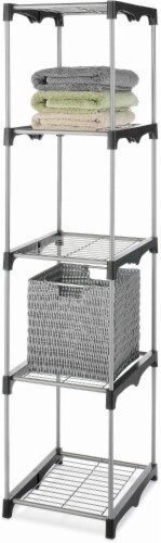 Whitmor 5-Tier Shelf Tower Perspective: back