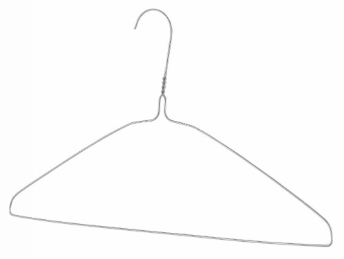 Whitmor Everyday Hangers - Chrome Perspective: back