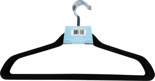 Whitmor Spacemaker Suit Hangers - Black Perspective: back