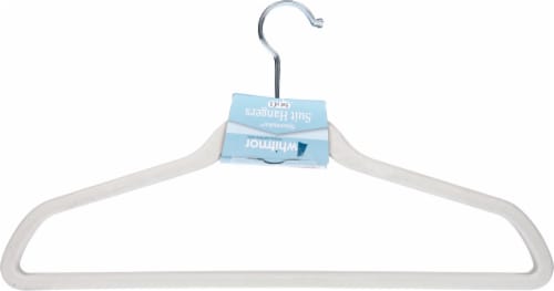 Whitmor Spacemaker Suit Hangers - Gray Perspective: back