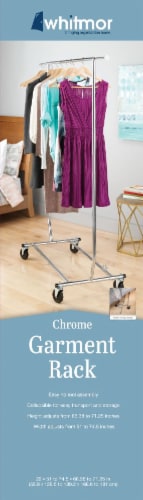 Chrome Commercial Folding Garment Rack