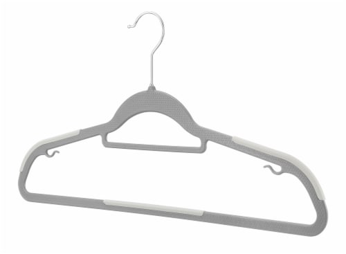 Whitmor Sure-Grip Suit Hangers - Silver Perspective: back