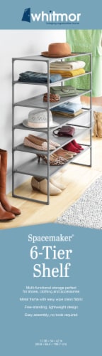 Whitmor Spacemaker 6 Tier Shelves Perspective: back