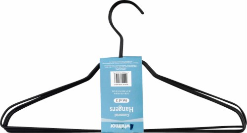 Whitmor Suit Hangers - Gunmetal Gray Perspective: back