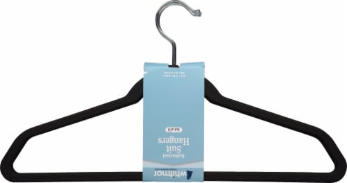 Whitmor Rubberized Suit Hangers Perspective: back