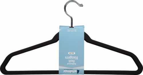Whitmor Rubberized Suit Hangers Perspective: back