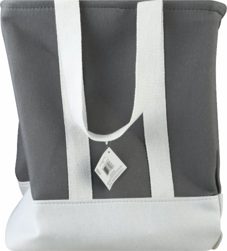 Whitmor Large Hamper Tote with Handles - Gray Perspective: back