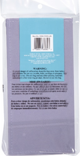 Whitmor Fabric Storage Bin - Lavender Aura Perspective: back