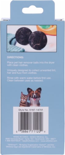 Whitmor Dryer Balls - Pet Hair Perspective: back
