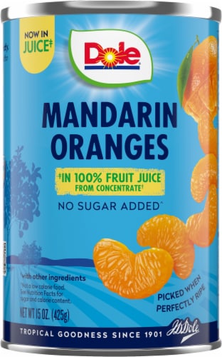Dole Mandarin Oranges 15 oz Perspective: back
