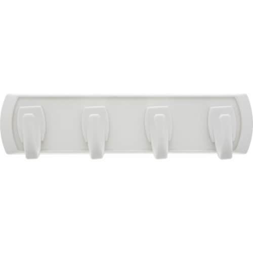 Hillman High and Mighty 5 Lb. Capacity White Key Rail 515304 Perspective: back