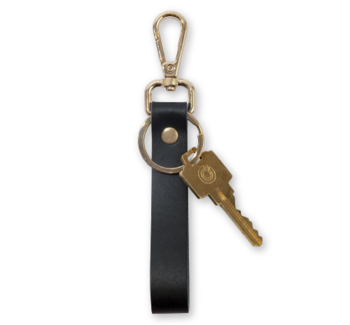 Hillman Sanitas Leather Strap Key Chain Perspective: back