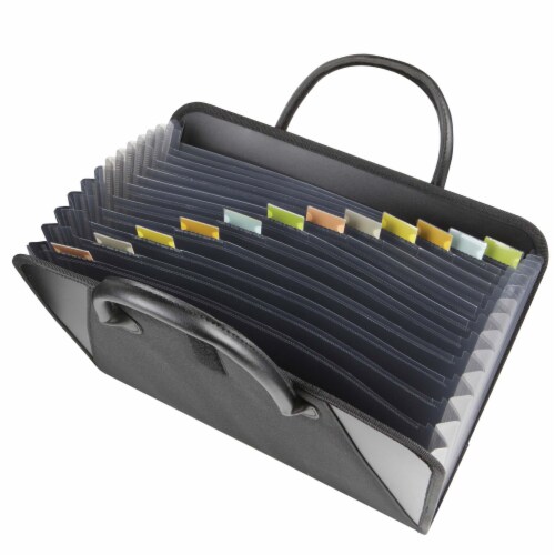 C-Line Expanding File With Handles - Black, 1/EA, 48211 C-Line Expanding File With Handles - Black, 1/EA, 48211