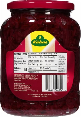 Kuhne Red Cabbage Perspective: back