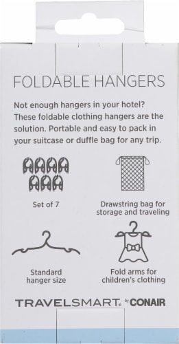 Travel Smart® Foldable Hangers Perspective: back