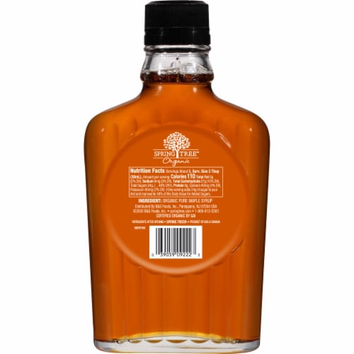 Spring Tree™ Organic Pure Maple Syrup Perspective: back