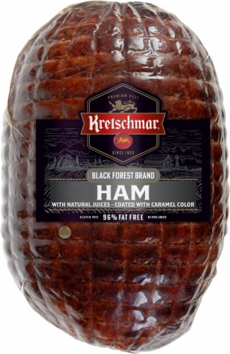 Kretschmar Extra Lean Black Forest Brand Ham, Freshly Sliced Deli Perspective: back