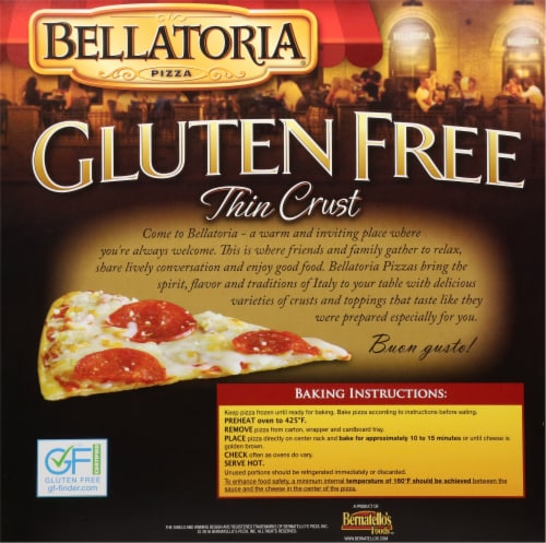 Bellatoria® Ultra Thin Crust Ultimate Pepperoni Pizza Perspective: back