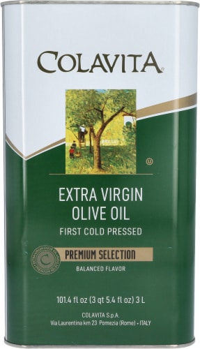 Colavita Extra Virgin Olive Oil Perspective: back