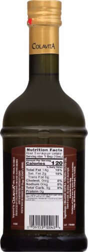 Colavita® Organic Extra Virgin Olive Oil Perspective: back