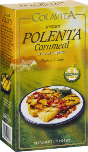 Colavita Instant Polenta Cornmeal Perspective: back