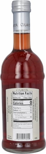 Colavita® Aged Red Wine Vinegar Perspective: back