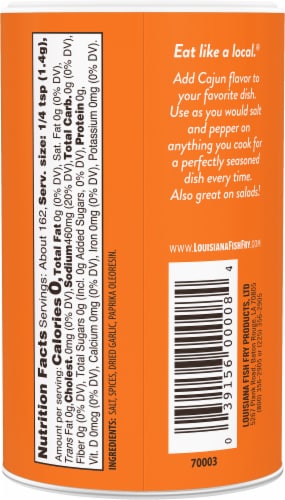 NouBess Cajun Seasoning, Salt-Free, 4 oz, 1 - Kroger