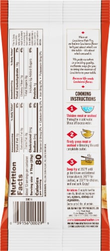Louisiana Classic Fry Breading Mix Perspective: back