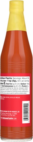 Louisiana Cravin' Cajun Hot Sauce Perspective: back