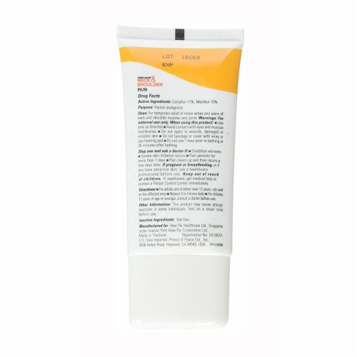 Tiger Balm® Neck and Shoulder Rub Pain Relieving Cream Perspective: back