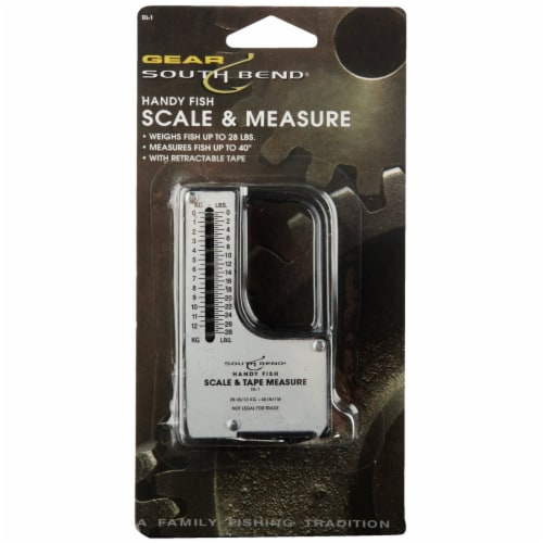 South Bend® Handy Fish Scale and Tape Measure Perspective: back