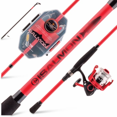 Ready 2 Fish Salmon Fishing Rod Perspective: back