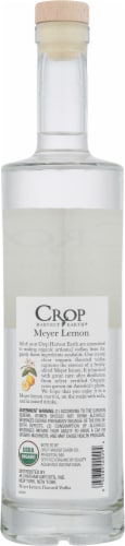 Crop Harvest Earth Organic Meyer Lemon Vodka Perspective: back